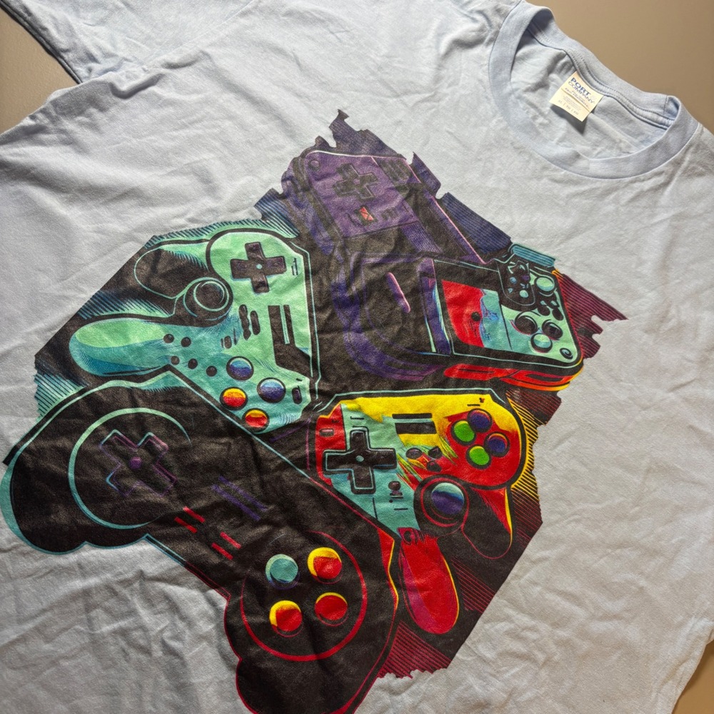 Port & Company Gaming Controller T-Shirt XL‎ Video Gamer Tee